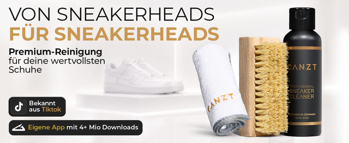 Von Sneakerheads für Sneakerheads – Premium-Reinigung für deine wertvollsten Schuhe, bekannt aus TikTok