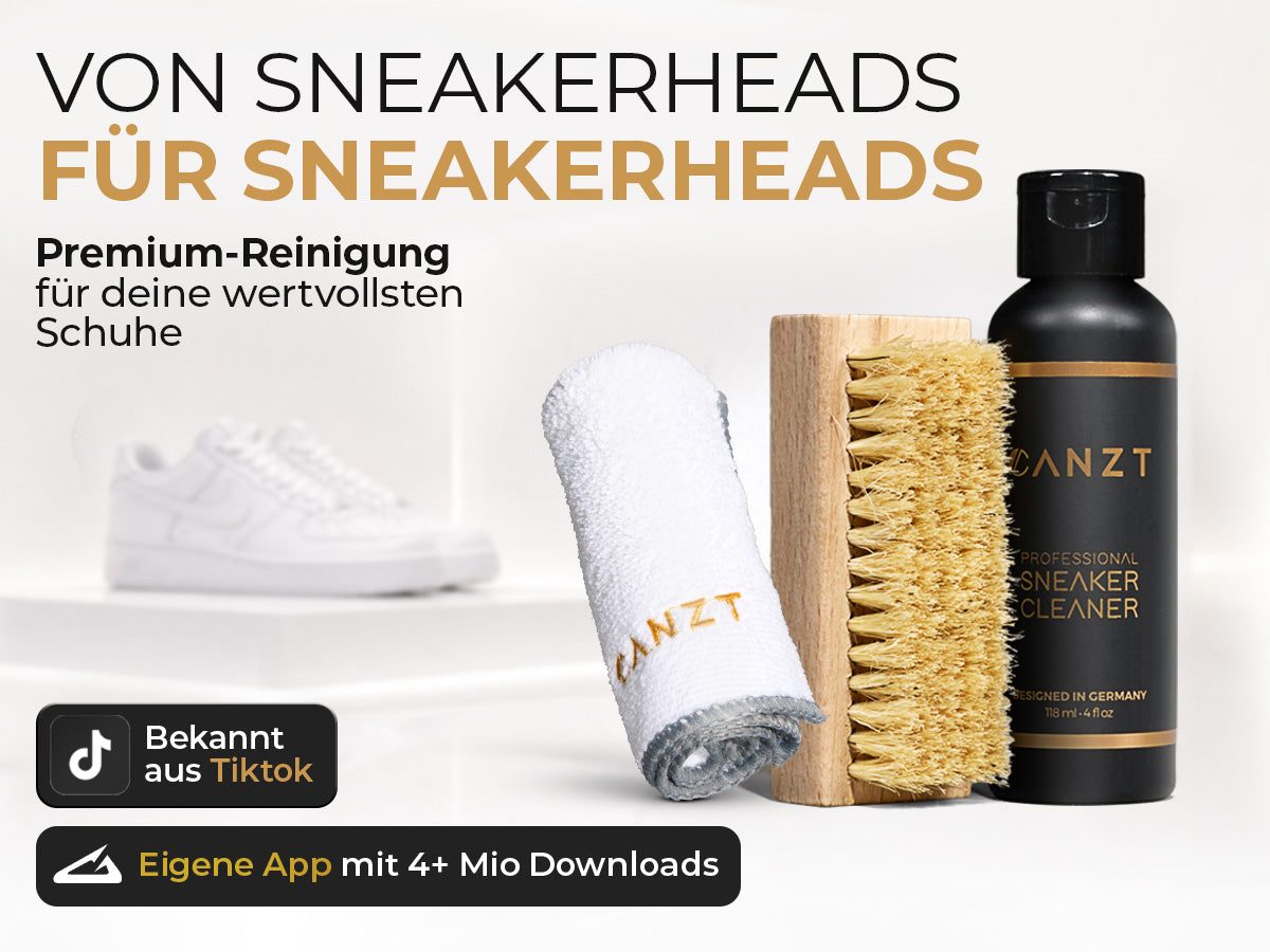 Von Sneakerheads für Sneakerheads – Premium-Reinigung für deine wertvollsten Schuhe, bekannt aus TikTok