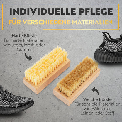 Harte und weiche Reinigungsbürste für verschiedene Materialien