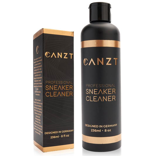XXL Flasche - Premium Reinigungsmittel mit doppeltem Inhalt - Canzt - Professionelle Sneaker Reinigung & Pflege