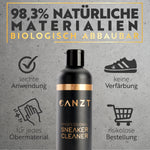 XXL Flasche - Premium Reinigungsmittel mit doppeltem Inhalt - Canzt - Professionelle Sneaker Reinigung & Pflege